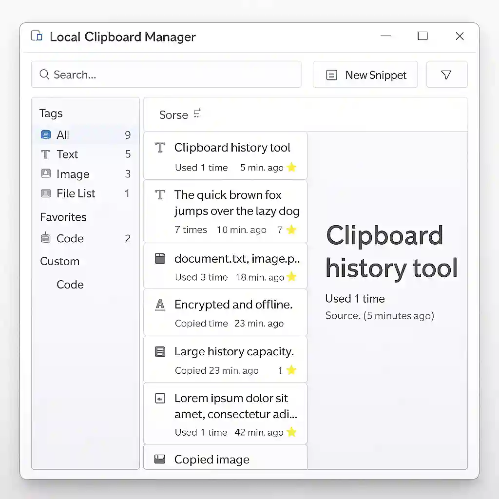 Clipboard Manager - PC Tools .Tech